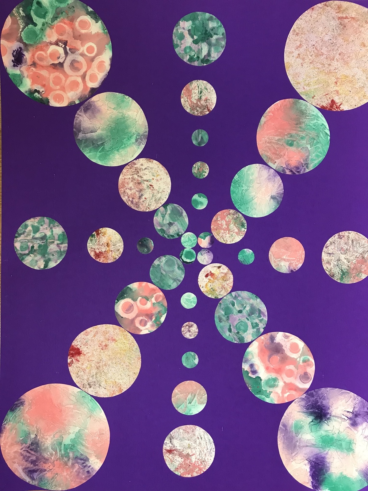 Bubbles on Purple