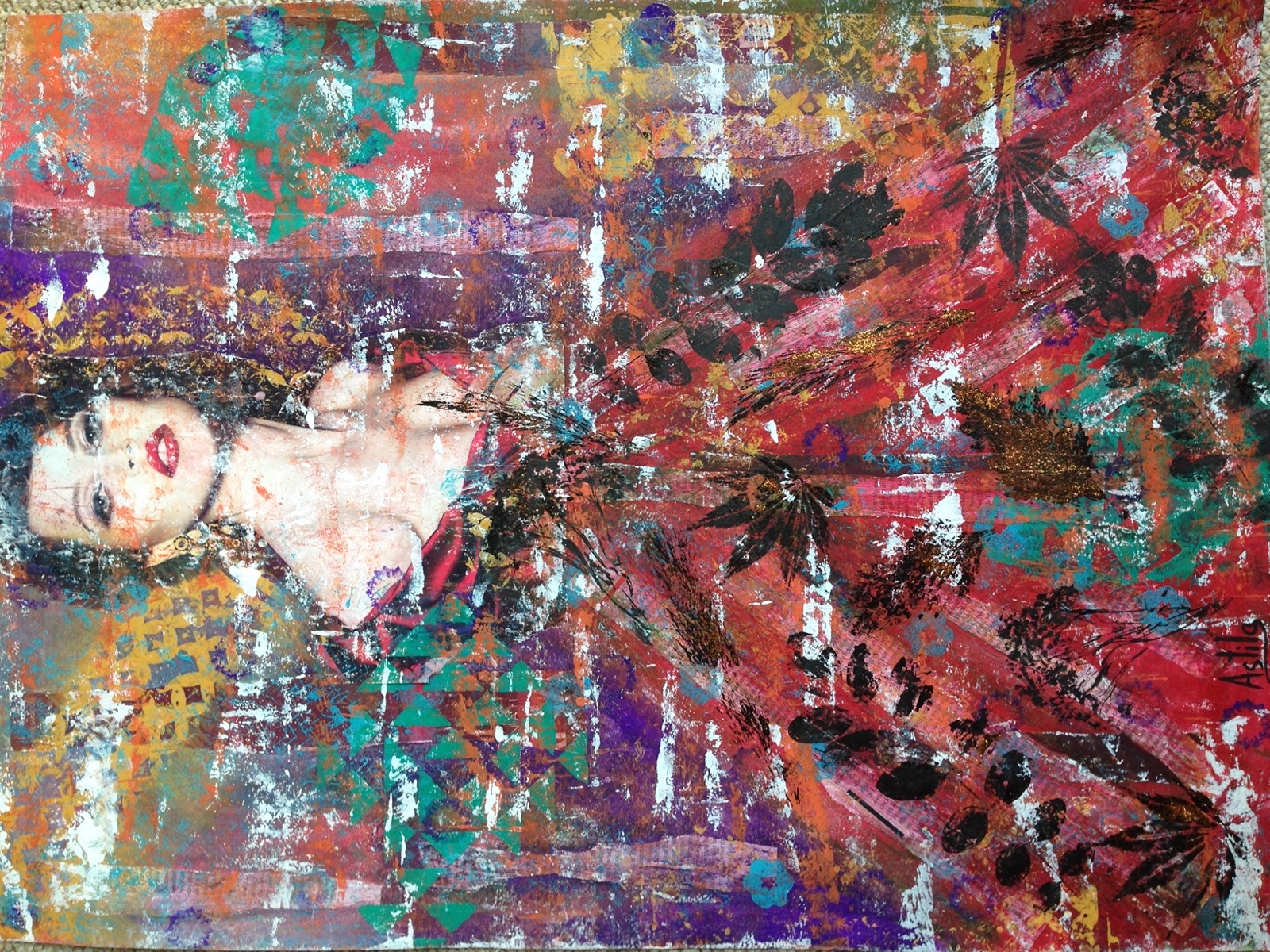Lady in Leaves