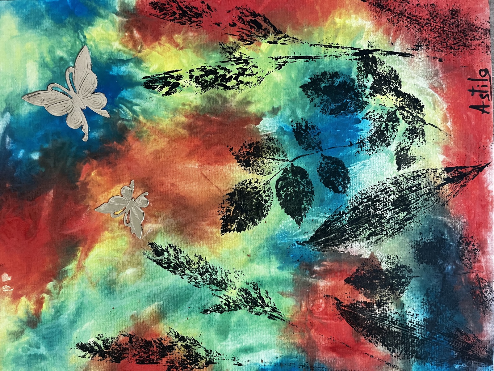 Stencil Butterflies