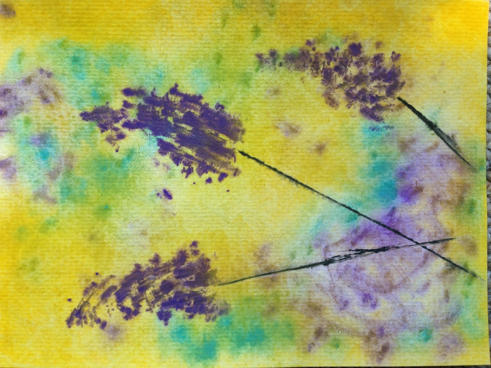 Yellow and Violet